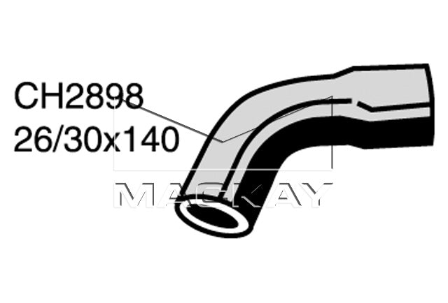 Mackay Bypass Heater Hose CH2898