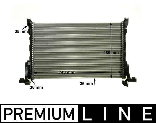 MAHLE Radiator Oe Quality CR 85 000P