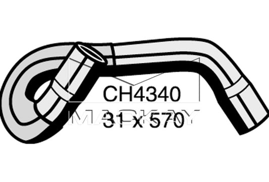Mackay Top Radiator Hose CH4340