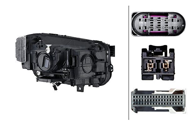 Hella Headlight 1LX 013 080-531