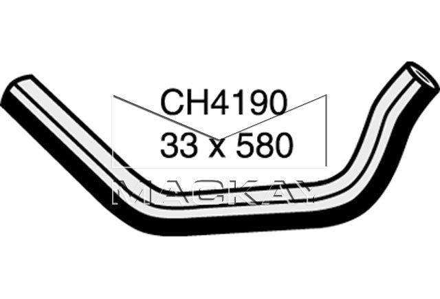 Mackay Bottom Radiator Hose CH4190
