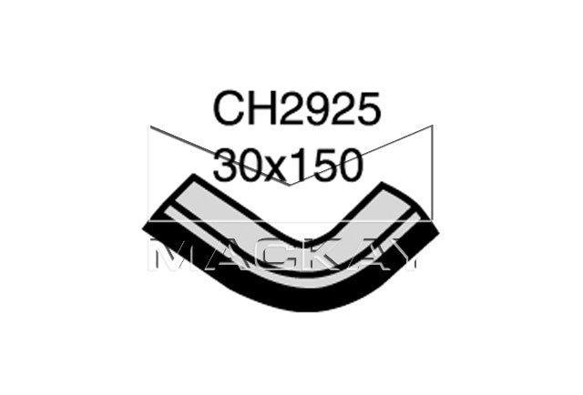 Mackay Bottom Radiator Hose CH2925