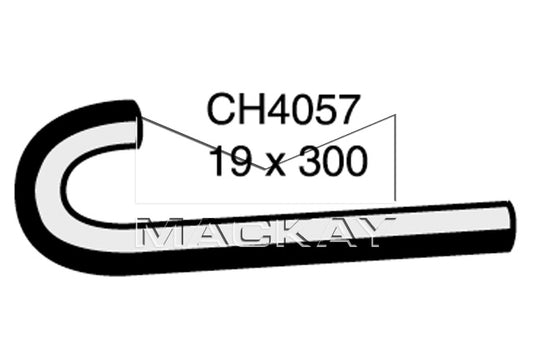 Mackay Bypass Heater Hose CH4057