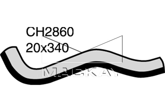 Mackay Heater Hose CH2860