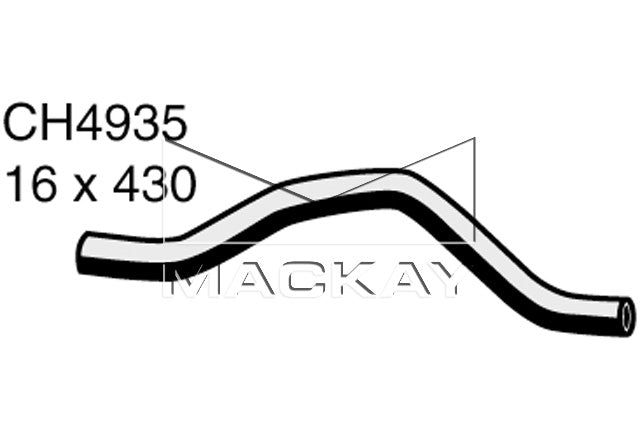 Mackay Heater Hose CH4935