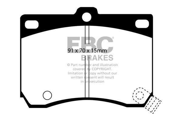 EBC Eunos/Ford/Mazda  Front Pads DP2824
