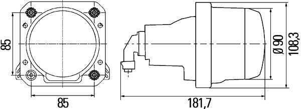 Hella Headlight 1LL 009 998-051