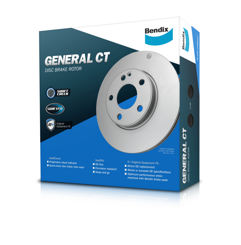 Bendix General CT Brake Rotor Single BR2570 GCT