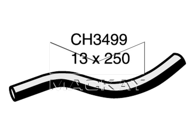Mackay Bypass Heater Hose CH3499