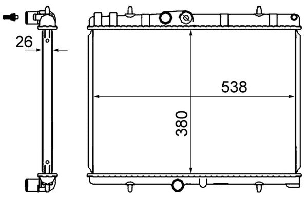 MAHLE Radiator CR 2014 000S