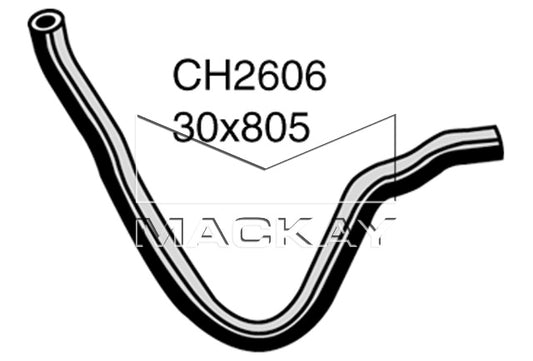 Mackay Bottom Radiator Hose CH2606