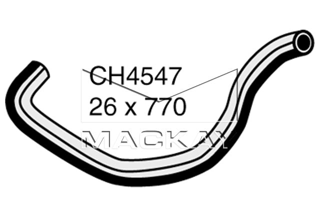 Mackay Bottom Radiator Hose CH4547