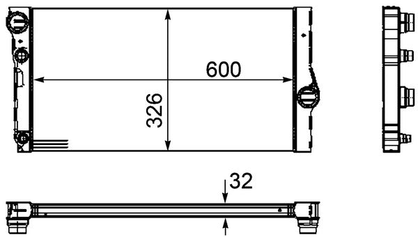 MAHLE Radiator CR 1147 000P