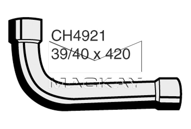 Mackay Top Radiator Hose CH4921