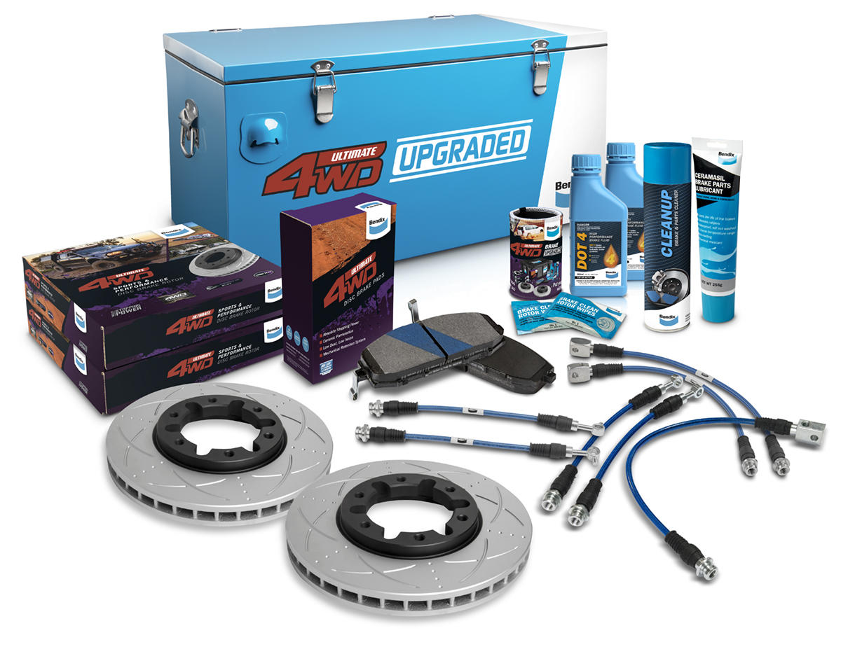 Bendix Ultimate 4x4 Brake Upgrade Kit (Suits 2" Lift) U4WD-BUK62+2
