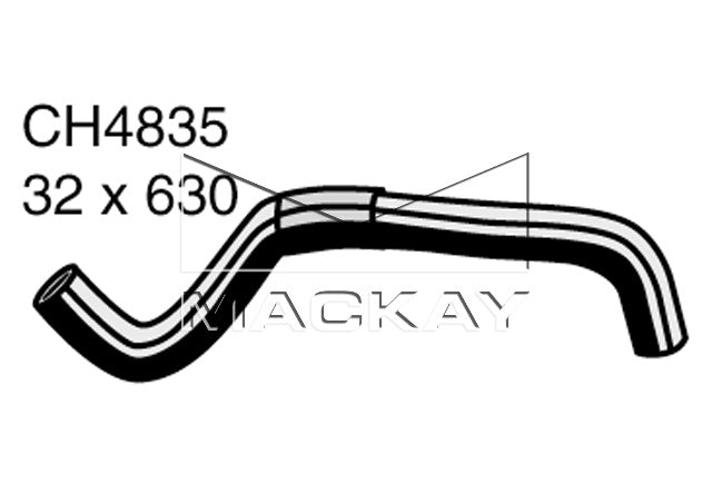 Mackay Bottom Radiator Hose CH4835