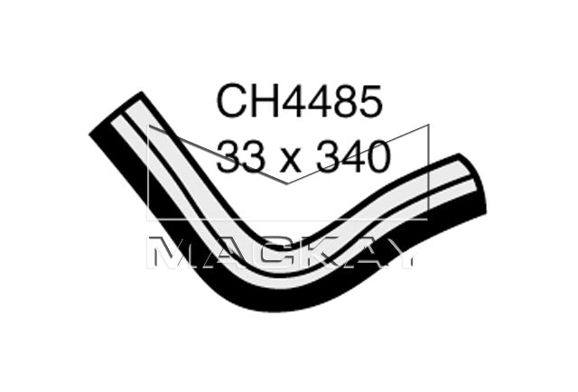 Mackay Bottom Radiator Hose CH4485