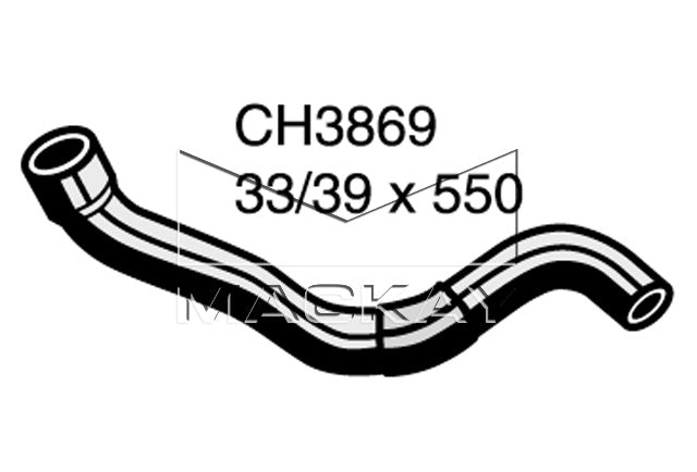 Mackay Bottom Radiator Hose CH3869