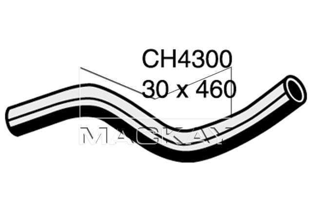 Mackay Bottom Radiator Hose CH4300