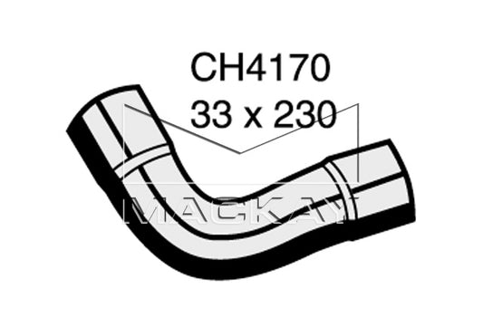 Mackay Top Radiator Hose CH4170