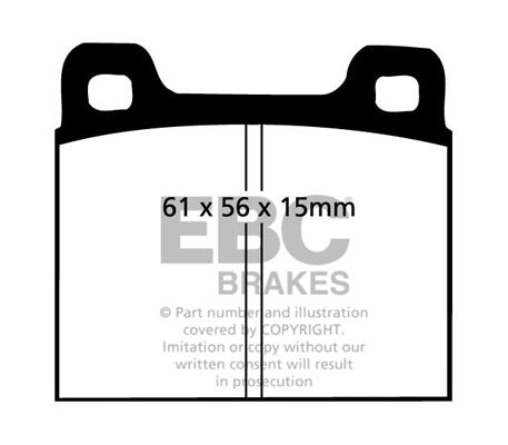 EBC Bluestuff Ndx Performance Street & Track Brake Pads DP5104NDX