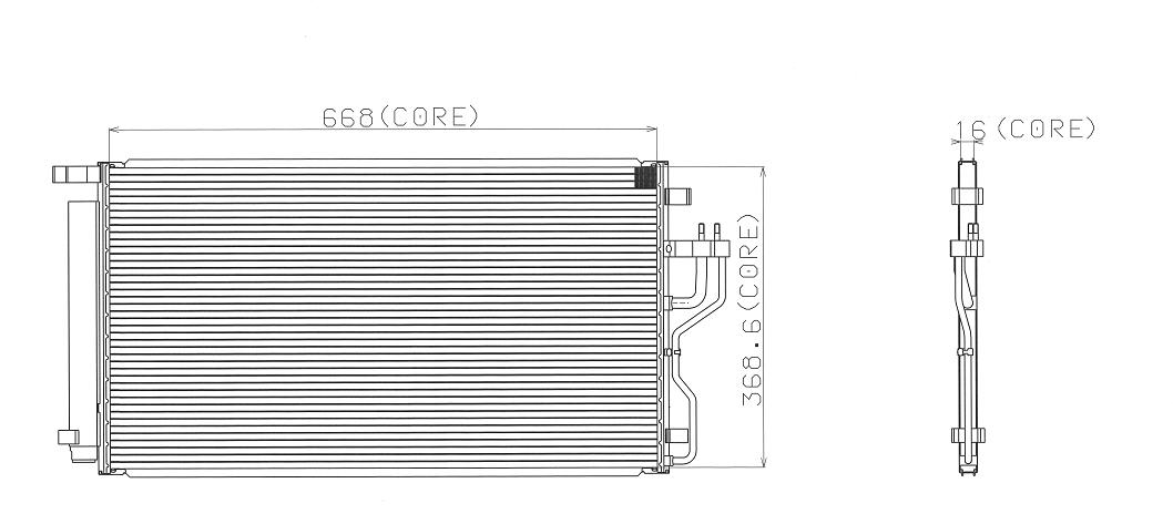 DENSO AC Condenser A477-A319
