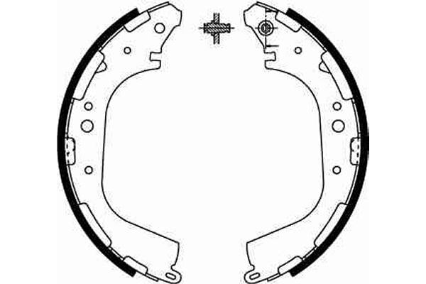 TRW Brake Shoe GS8590