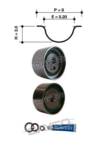 Dayco Timing Belt Kit KTBA176