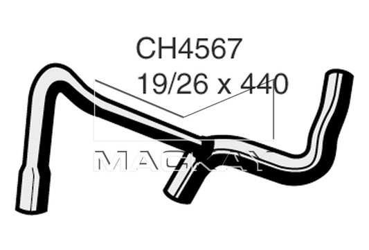 Mackay Bottom Radiator Hose CH4567
