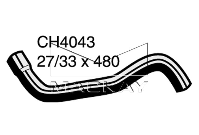 Mackay Bottom Radiator Hose CH4043
