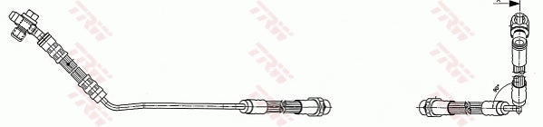 TRW Brake Hose PHD490