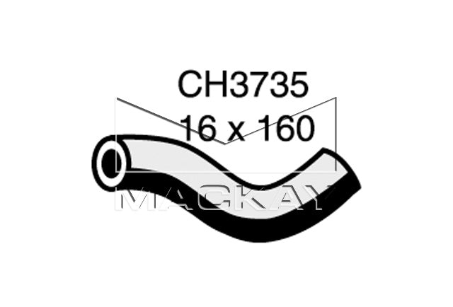 Mackay Bypass Heater Hose CH3735