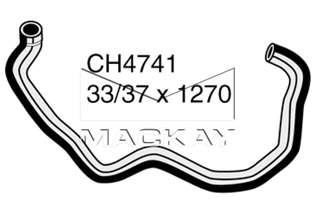 Mackay Bottom Radiator Hose CH4741