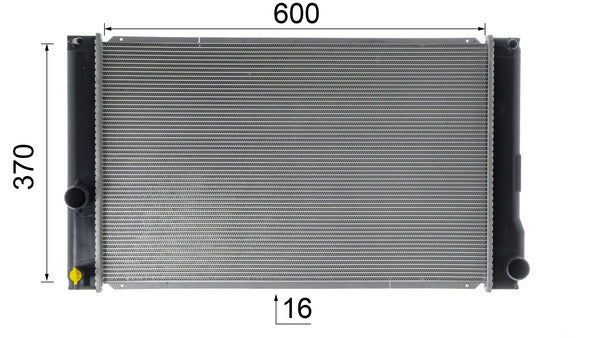 MAHLE Radiator Oe Quality CR 1901 000S