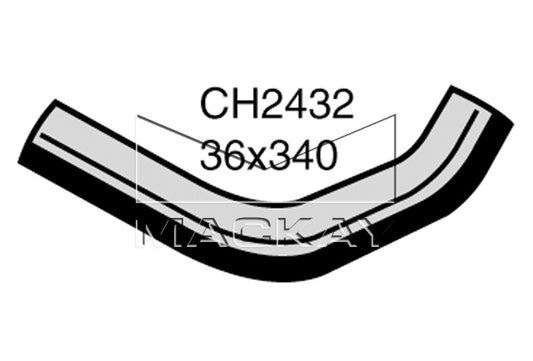 Mackay Top Radiator Hose CH2432