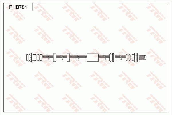 TRW Brake Hose PHB781