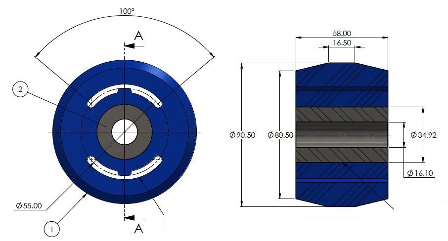 SuperPro Differential Bush Kit Complete Rear KIT241K