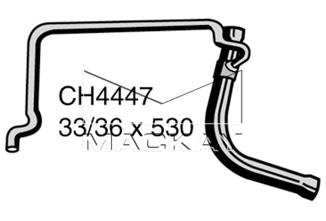 Mackay Top Radiator Hose CH4447