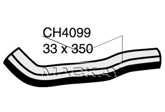 Mackay Top Radiator Hose CH4099