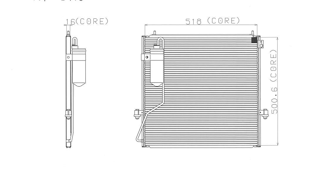 DENSO AC Condenser A477-A374