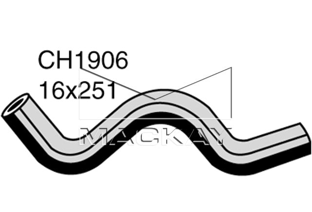 Mackay Heater Hose CH1906