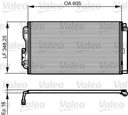 Valeo AC Condensor 814189
