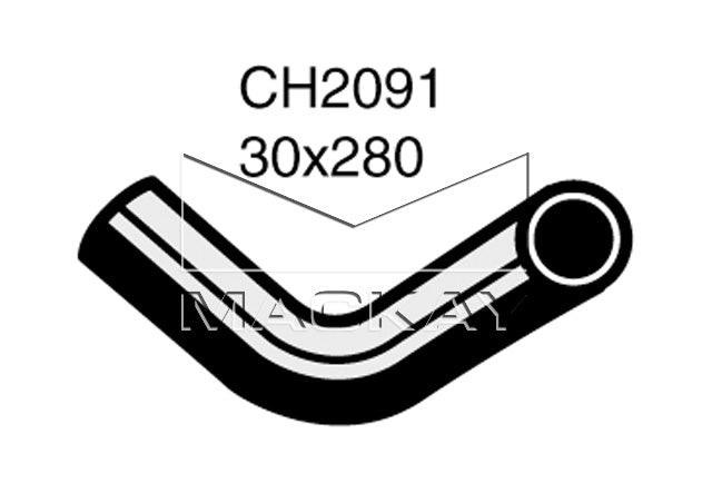 Mackay Top Radiator Hose CH2091