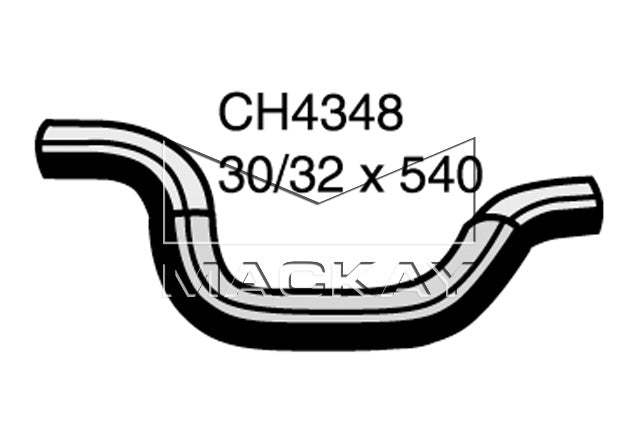 Mackay Top Radiator Hose CH4348