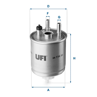 UFI Filters Fuel Filter 24.114.00