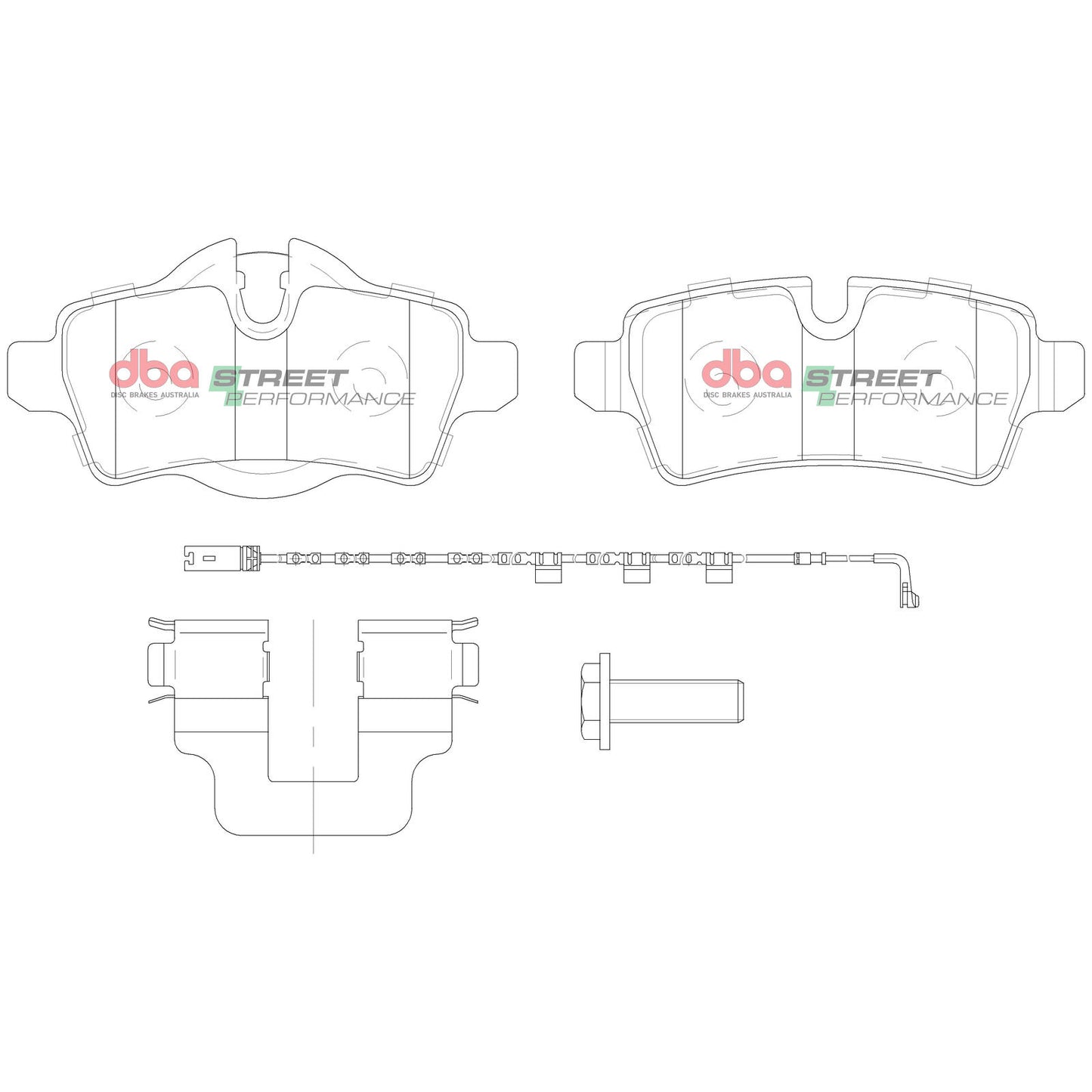DBA SP Performance Brake Pad Set DB2214SP
