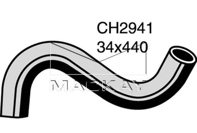 Mackay Top Radiator Hose CH2941