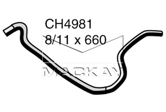 Mackay Bypass Heater Hose CH4981