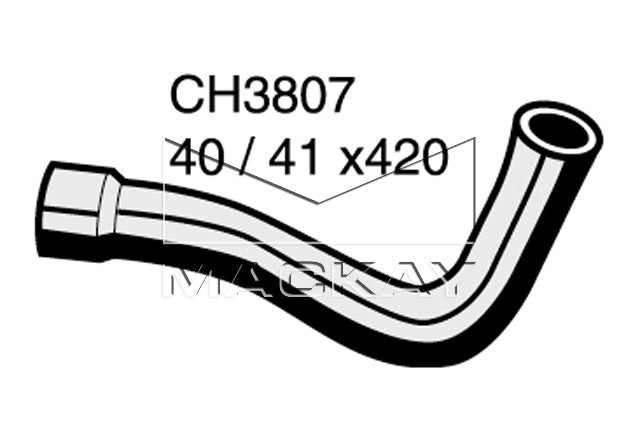 Mackay Bottom Radiator Hose CH3807