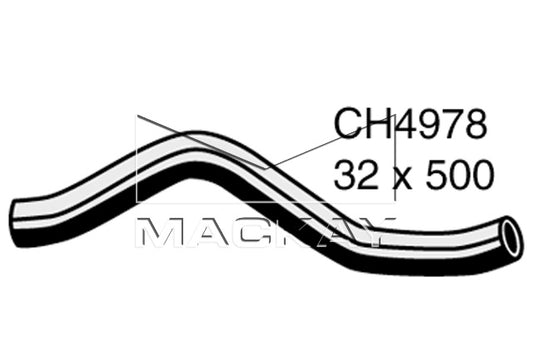 Mackay Bottom Radiator Hose CH4978